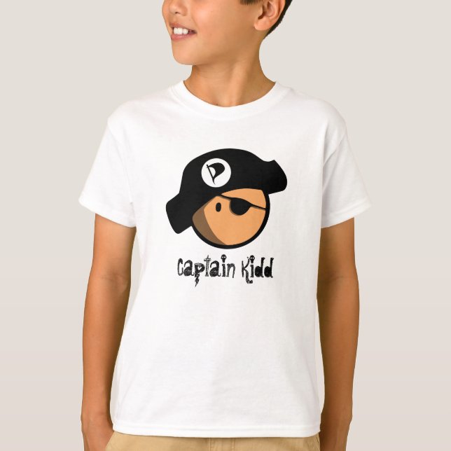 Pirate Captain Kidd T-Shirt (Front)