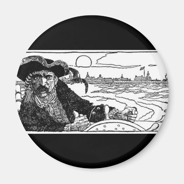 Pirate Captain Magnet (Front)