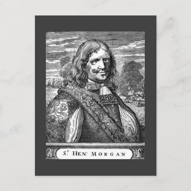 Pirate Captain Morgan Postcard (Front)