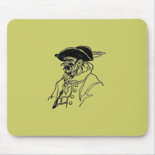 Pirate Captain Mouse Pad