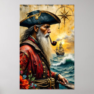 Pirate Captain Poster