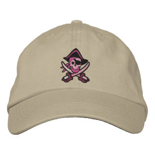Pirate Captain Skull Embroidered Cap