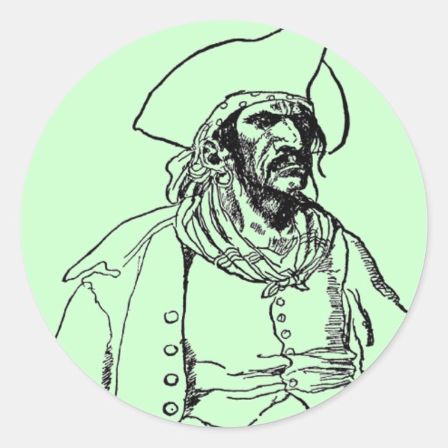 Pirate Captain Sticker (Front)