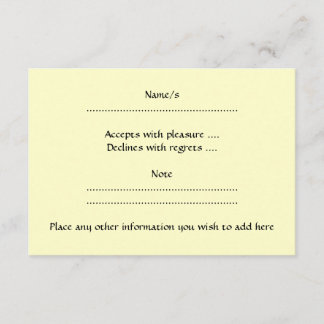 Pirate Cartoon. RSVP Card
