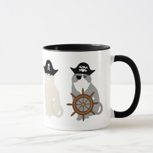 Pirate Cat Mug (Right)