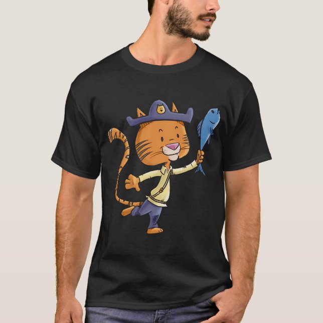 Pirate Cat T-Shirt (Front)