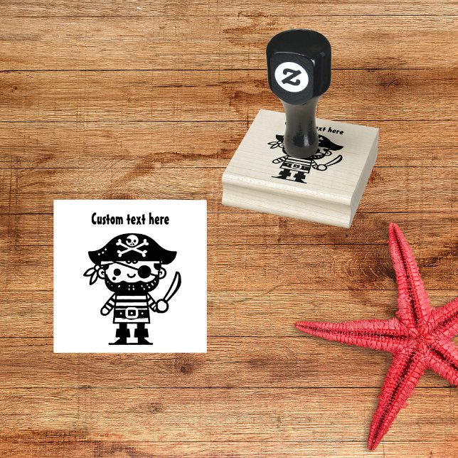 Pirate Character Rubber Stamp (Creator Uploaded)