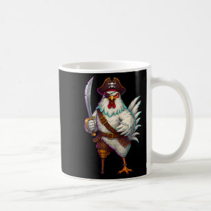 Pirate Chicken Funny Halloween Costume For Men Wom Coffee Mug