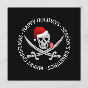 Pirate Christmas invitation - customize