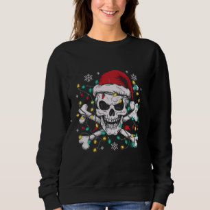 Pirate Christmas Jolly Roger Funny Santa Xmas Suga Sweatshirt