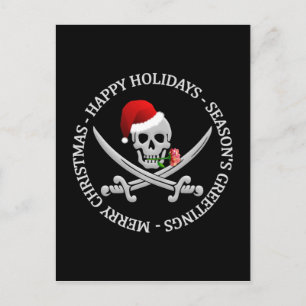 Pirate Christmas postcard - customize