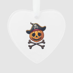 Pirate Citrouille � Chemise Crâne Halloween