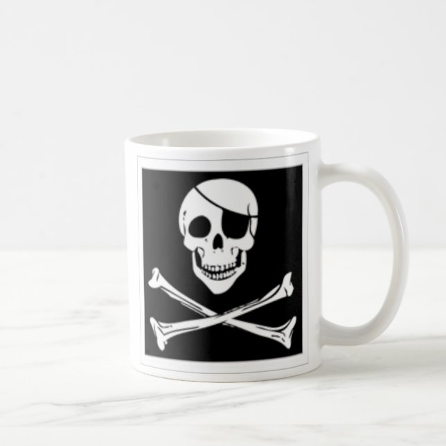 pirate coffee mug (Right)