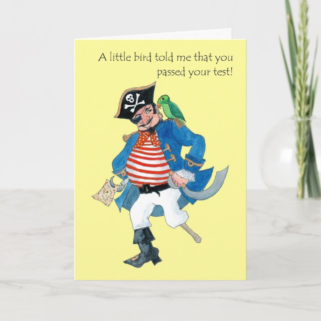 Pirate Congratulations Card (Front)