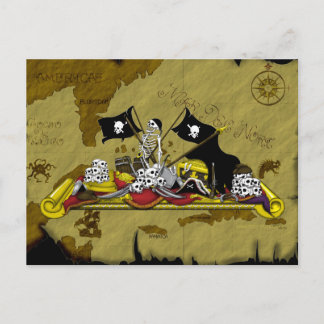 "PIRATE CONTEST" POSTCARD