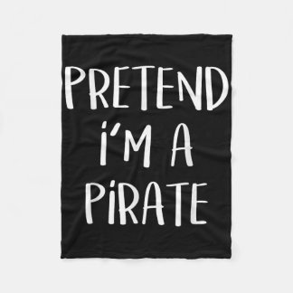 Pirate Costume Party Co. Uni-all Ages Funny Hallow Fleece Blanket