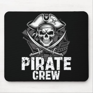 Pirate crew funny costume party men boys  mouse pad