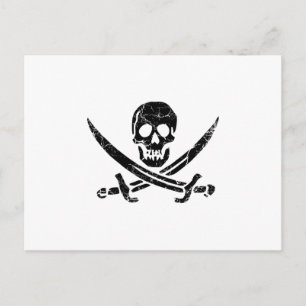 Pirate Cross Postcard