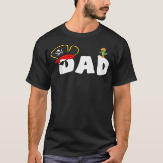 Pirate Dad Daddy Skull Pirate's Hat T-Shirt