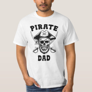 Pirate Dad Skull T-Shirt