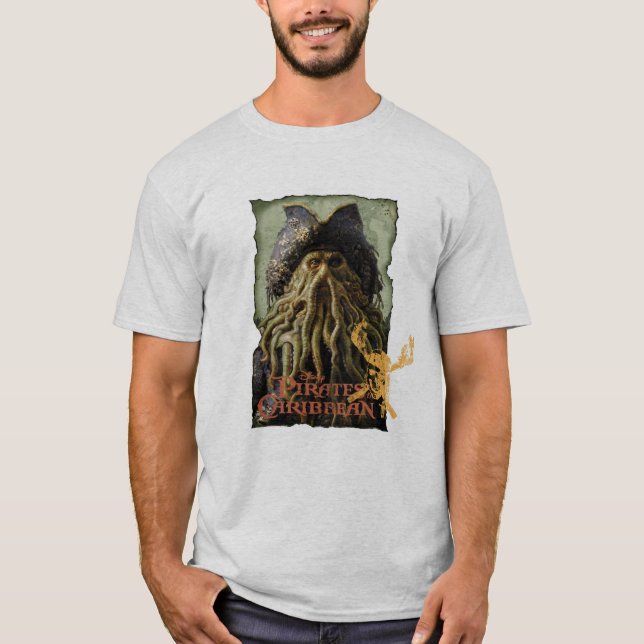 Pirate Davy Jones with Skull Disney T-Shirt (Front)