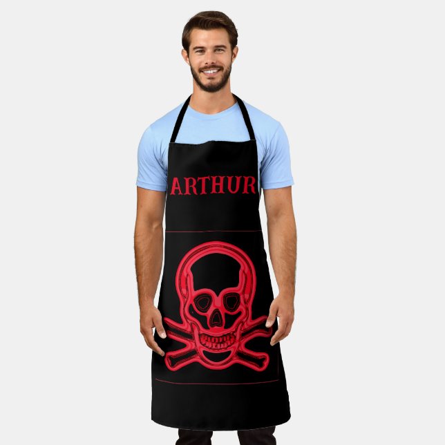  Pirate Day,personalised Apron (Worn)