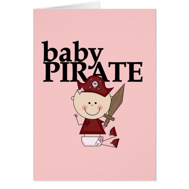 Pirate de bébé avec des T-shirts et des cadeaux (Devant)