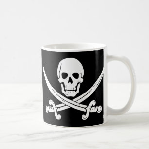 Pirate - Death Before Decaf Coffee Mug