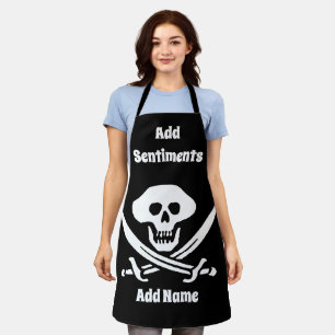 Pirate  Design edit & add text, Apron