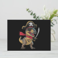 Pirate Dinosaur T-Rex Funny Halloween Costume