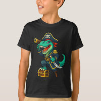 Pirate Dinosaur T Rex Red Bandana Funny Halloween