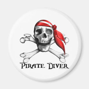 Pirate Diver Magnet