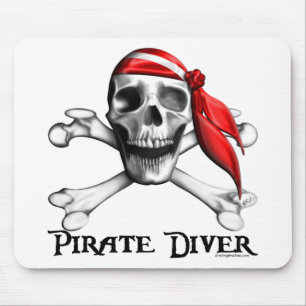 Pirate Diver Mousepad