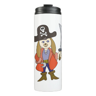 Pirate Dog Thermal Tumbler