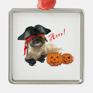 Pirate Doggie Metal Ornament