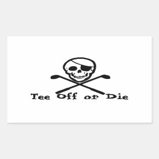 Pirate Drapeau Golf Panier Sticker