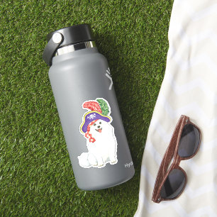 Pirate Eskie Vinyl Sticker