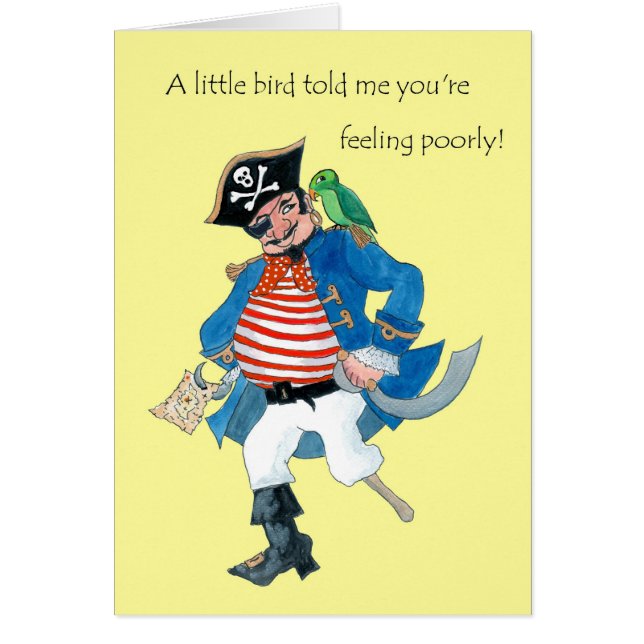 Pirate et perroquet amusants pour les enfants (Devant)