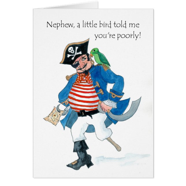 Pirate et perroquet amusants se portent bien pour  (Devant)