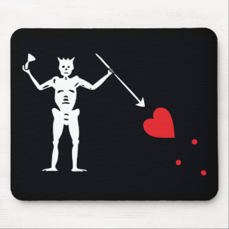 Pirate Flag Blackbeard Edward Teach Mouse Pad