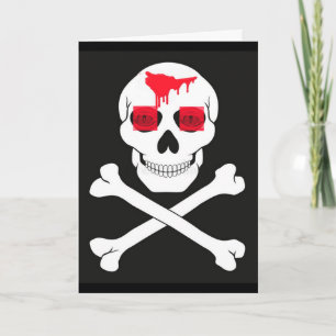 Pirate flag  card
