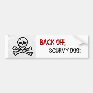 Pirate Flag Custom Bumper Sticker