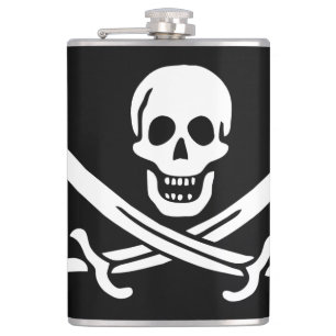 Pirate Flag Hip Flask