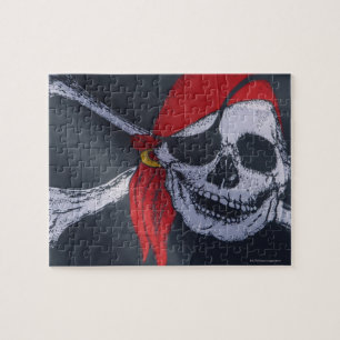 Pirate flag jigsaw puzzle