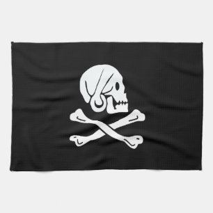 Pirate Flag - Jolly Roger Kitchen Towel