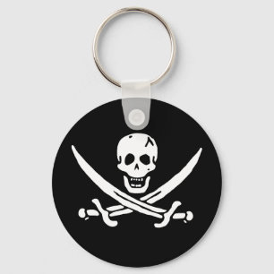 Pirate Flag Keychain