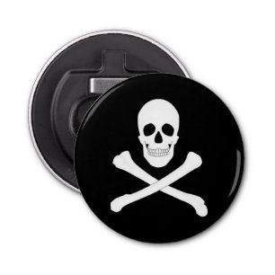 Pirate Flag (Skull and Crossbones) (Jolly Roger) Bottle Opener