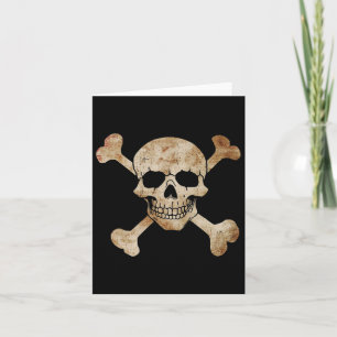 Pirate Flag Skull And Crossbones Skeleton Graphic Card