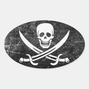 Pirate Flag Stickers