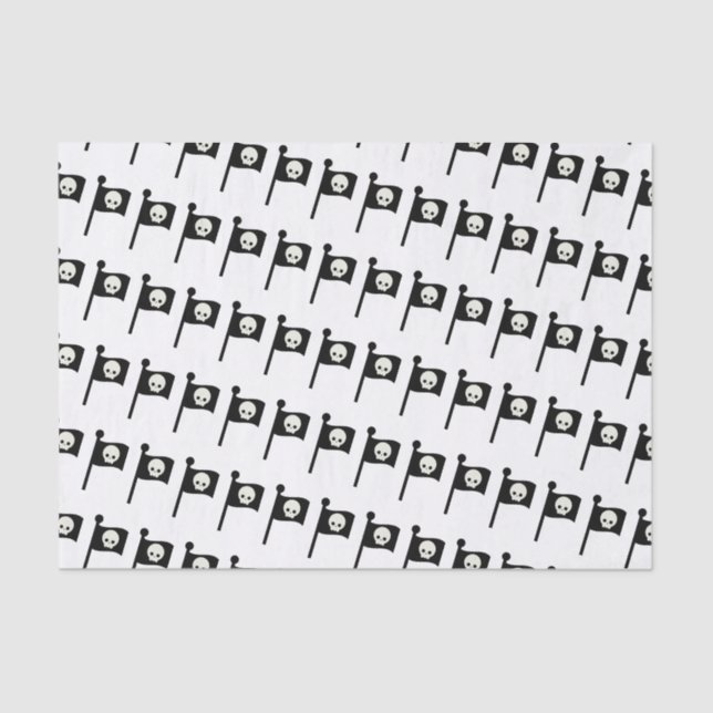 Pirate Flag Tissue Paper (Front)